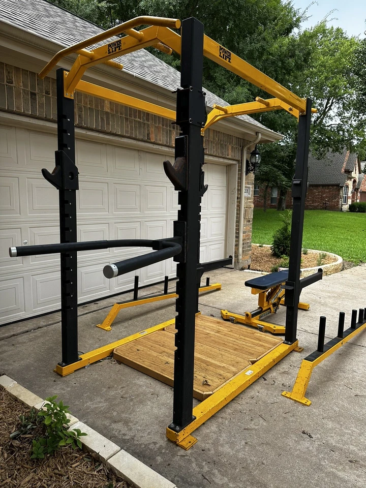 Juego combinado de bastidor de pesas PowerLift (serie Pro) Foto 2 de 4