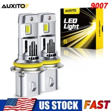AUXITO 9007 HB5 LED Headlight Conversion Kit 80W 80000LM HI-LOW Beam Bulbs 6500K