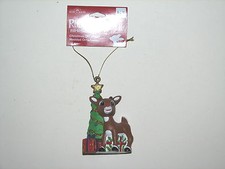 Kurt Adler Rudolph the Red Nosed Reindeer Christmas Ornament NWT New w Tag 4"