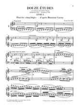 Claude Debussy 12 Etudes Piano Solo