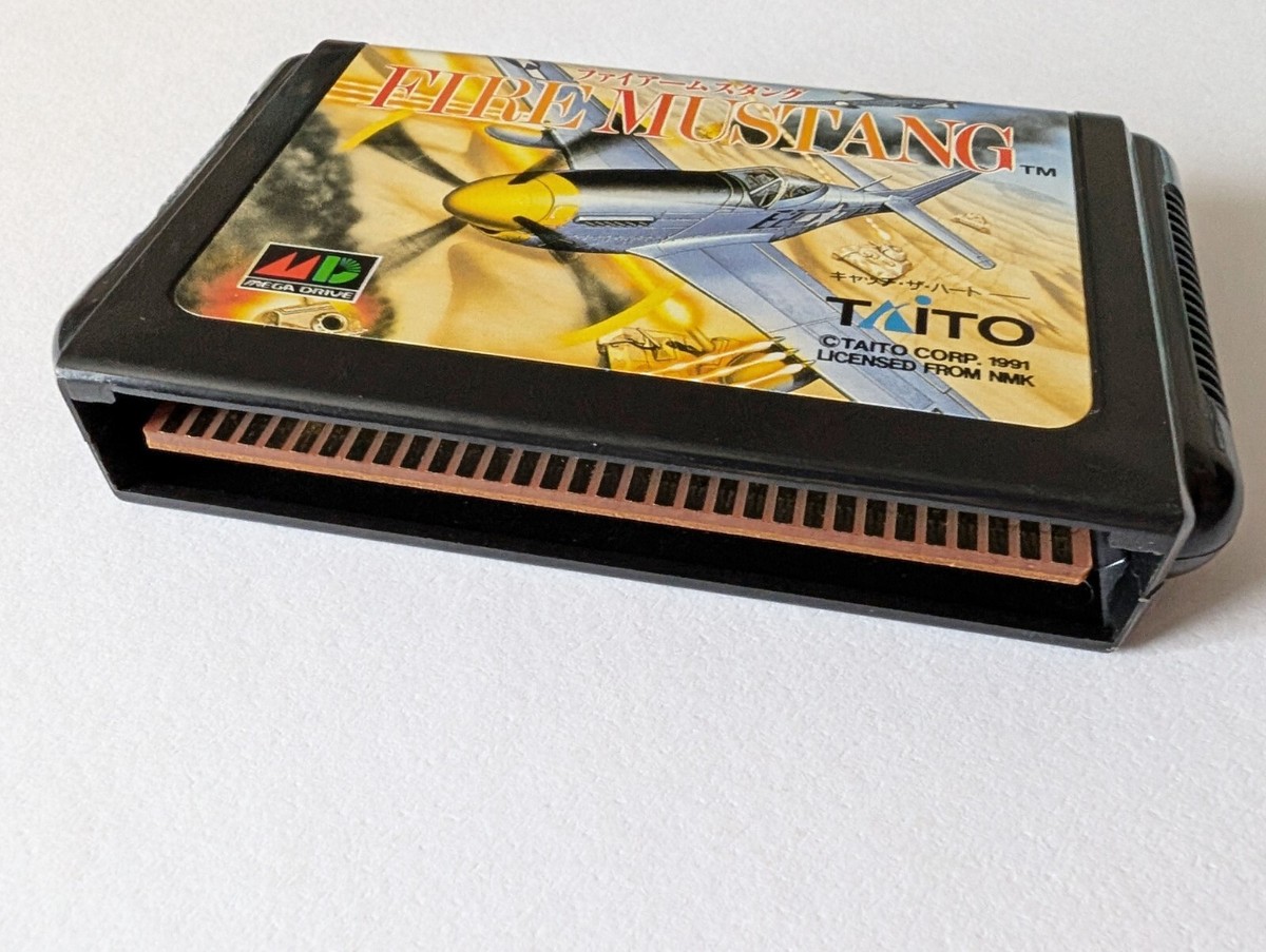 Mega Drive Fire Mustang MD SEGA Taito NMK Shooter Game Japan
