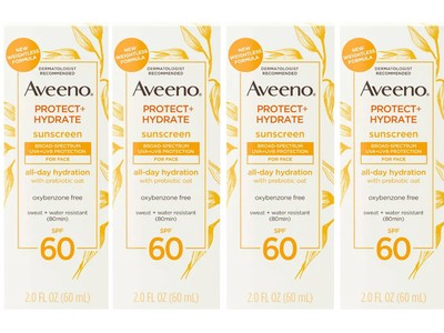 Aveeno Protect + Hydrate Moisturizing Face SPF 60 Sunscreen 2oz (YOU PICK) 02/25
