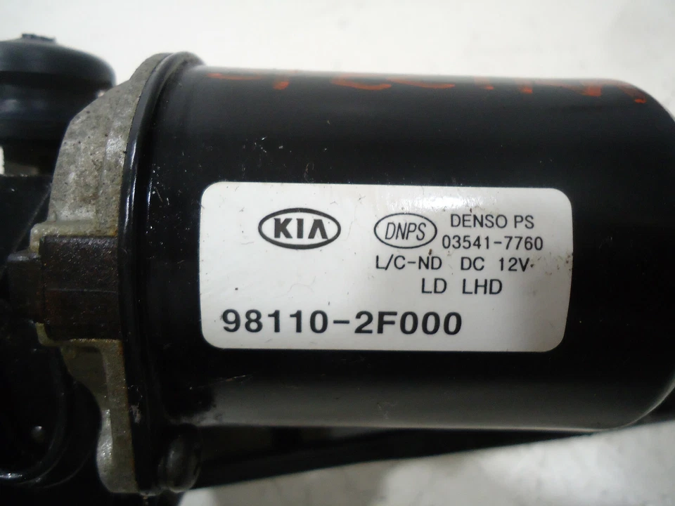 2004 KIA SPECTRA LX СЕДАН 2.0L ПЕРЕДНЕГО ЛОБОВОГО СТЕКЛА СТЕКЛООЧИСТИТЕЛЬ МОТОР ПЕРЕДАЧИ - Изображение 3 из 4