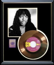 RICK JAMES SUPER FREAK RARE GOLD RECORD 45 PM FRAME NON RIAA AWARD RARE !