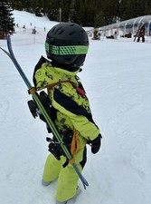 Kids Ski Carrier Carry Strap LIFESAVER YELLOW