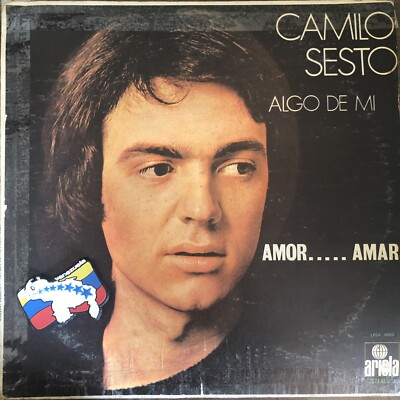 Camilo Sesto- Algo De Mi -Amor Amar-33 RPM ARIOLA 1974-FREE Shipping In USA