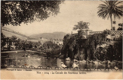 CPA Nice- La Cascade des Nouveaux Jardins FRANCE (1042433) | eBay