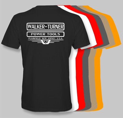Walker Turner Power Tools Retro T-Shirt delta stanley jet rockwell