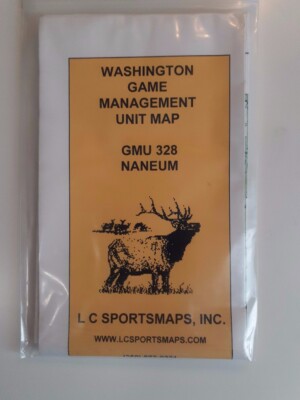 LC Sportsmaps Inc. Washington Game Management Unit Map GMU 328 Naneum
