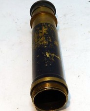 Antique Telescope Brass Nautical Spyglass 19th century - missing front glass