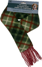 Cozy Dog Fleece Scarf Soft Warm Adjustable Neck Warmer for Puppies and Toy Dogs