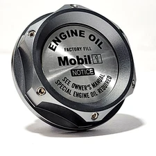 GUNMETAL ENGINE OIL FILLER CAP MOBIL 1 FOR Chrysler Jeep Dodge Ram Mopar 9 -OE