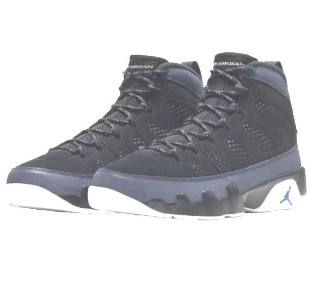 Air Jordan 9ハイカットシューズ Size US 10.5 Jordan 9 IX Retro Racer Blue/Black/White/AJ9's