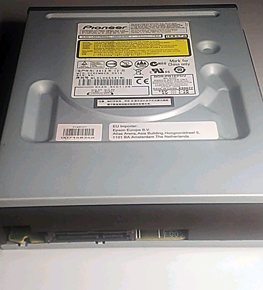 PIONEER BDR-PR1EPDV DVD disc drive For Epson PP-100II DVD Burner
