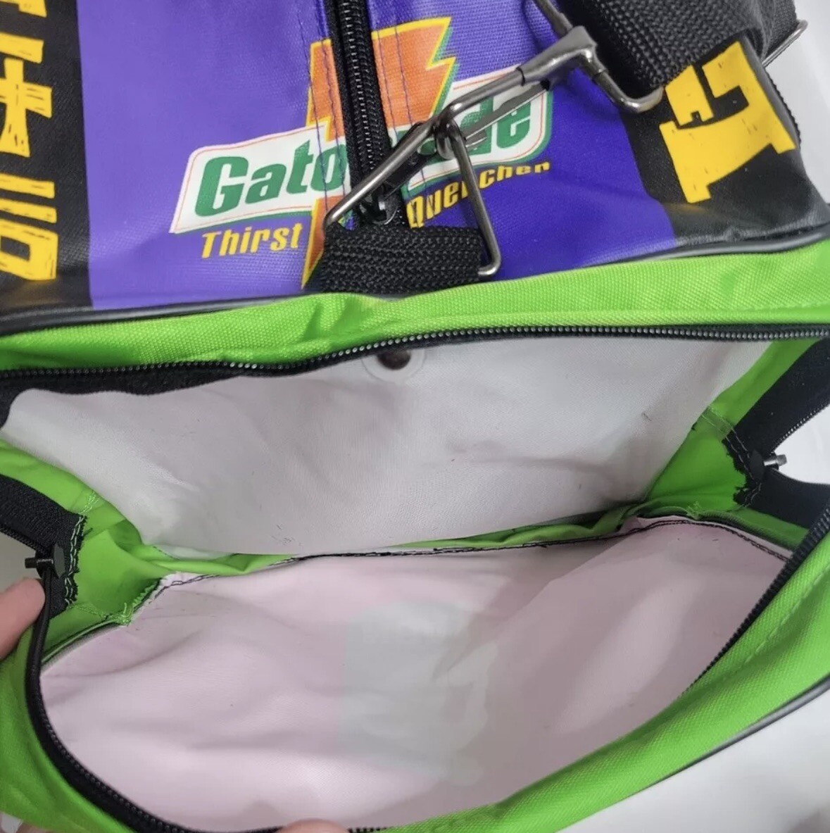 Vintage 90s NBA Gatorade Duffle Gym Bag Michael Jordan Frank Kozik