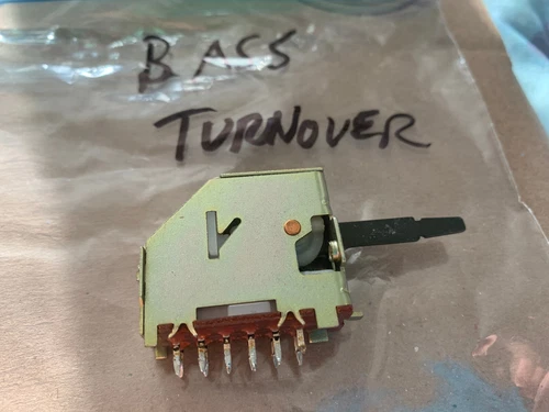 Pioneer SX-850 Vintage Stereo Receiver Parting Out Bass Turnover Switch