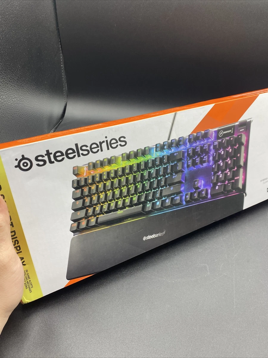 SteelSeries Apex 5 Hybrid Mechanical Gaming Keyboard – Per-Key RGB