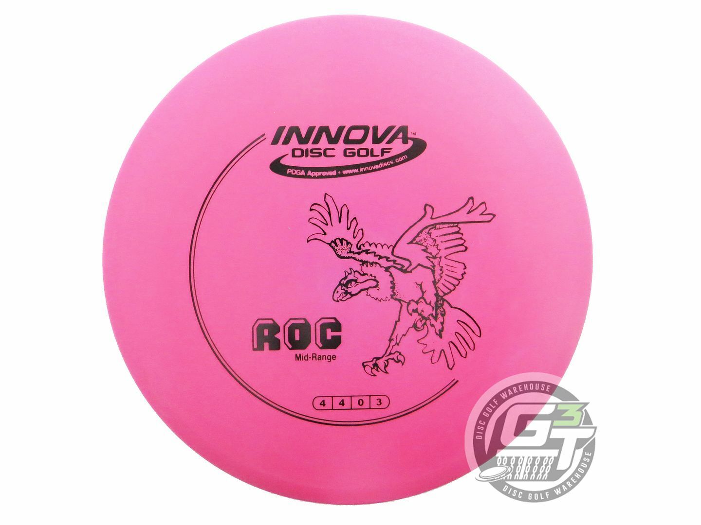 セール商品 【特別送料無料！】 NEW Innova DX Roc 175g Pink Black Midrange Golf Stamp Disc