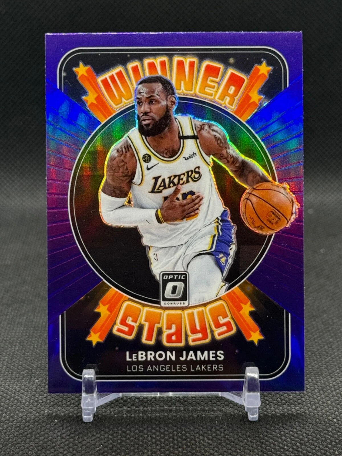 Lebron James trading card