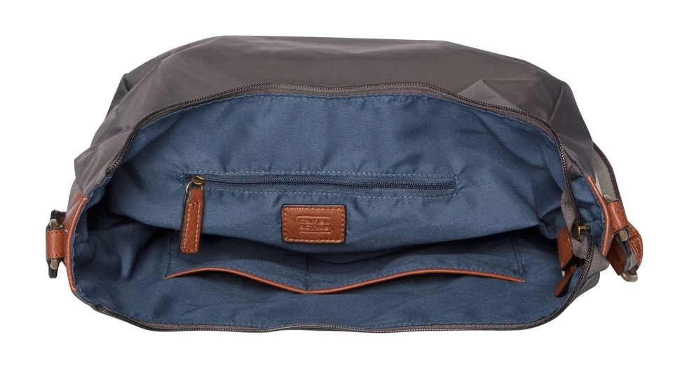 camel active Bari Shoulder Bag Umhängetasche Tasche Dark Grey Grau Blau - Bild 3 von 3