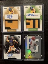 Ross Highfill MISS STATE 2021 Leaf Perfect Game auto Autograph Lot X4 PATCHES