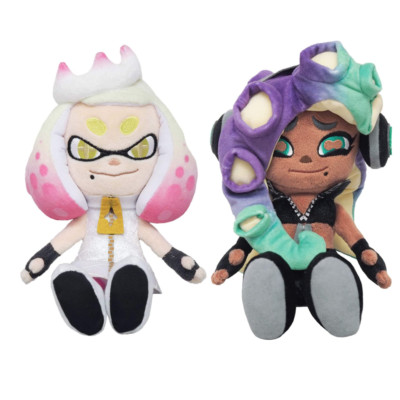 Squid Sisters Callie and Marie All Star Collection Splatoon Plush Doll Set Game 