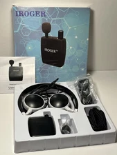 IRoger Hearing Assist Sound Amplifier with Headphones & Microphone