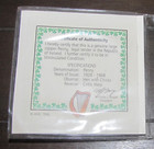 1968 Irish Penny “Lucky Irish Penny” Ireland Coin COA Eire Hens Chicks Harp — photo 4