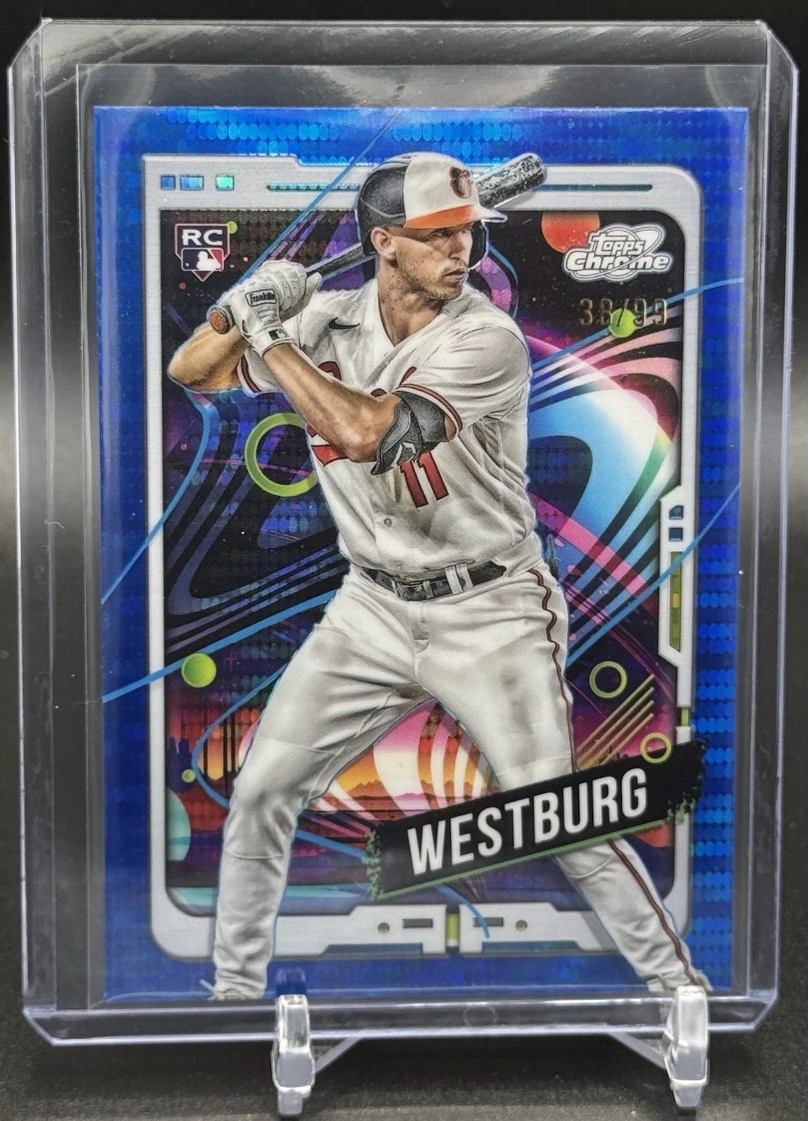 2024 Topps Cosmic Chrome - #11 Jordan Westburg Blue Moon Rookie Card /99