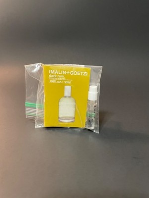 MALIN + GOETZ  DARK RUM  GENDERFREE : EAU DE PARFUM SAMPLE NEW Vial