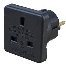 PRO ELEC - Adaptateur de voyage UK vers Europe