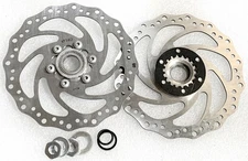Disc Brake Rotor 140 mm with Adapter Flange to fit on Shimano Roller Brake Hubs
