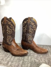 Amazonas Men’s 10/11 Brown Leather Cowboy Boots