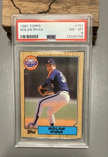 1987 Topps - Nolan Ryan #757 PSA 8