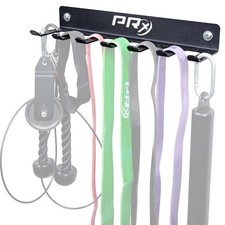 Wall-Mounted Gym Rack Organizer   Heavy-Duty Fitness Equipment Storage for Re...