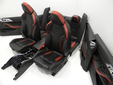 BMW M 4er G22 Lederausstattun SportSitze Seats Leather Vernasca Black Accent Red