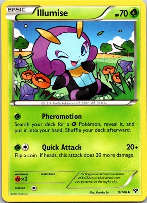 Illumise Normal Uncommon XY Base Set 9/146 MP