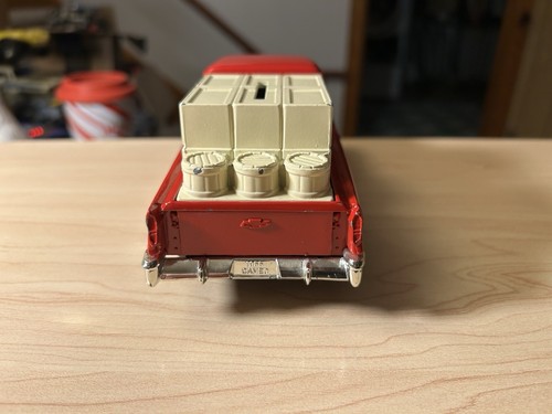 Vintage Ertl 1955 Chevy Cameo Truck Bank 1/24 Loose - Foto 3 di 6