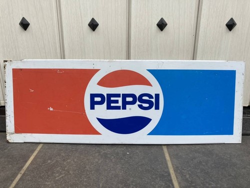 Pepsi 70er Jahre Breite 58 cm Garage und Laden Inneneinrichtung Vintage Schild Import Japan - Bild 1 von 7
