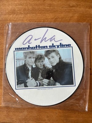 A-HA - MANHATTAN SKY LINE (EXTENDED REMIX ) 12'' PICTURE DISC EXCELLENT