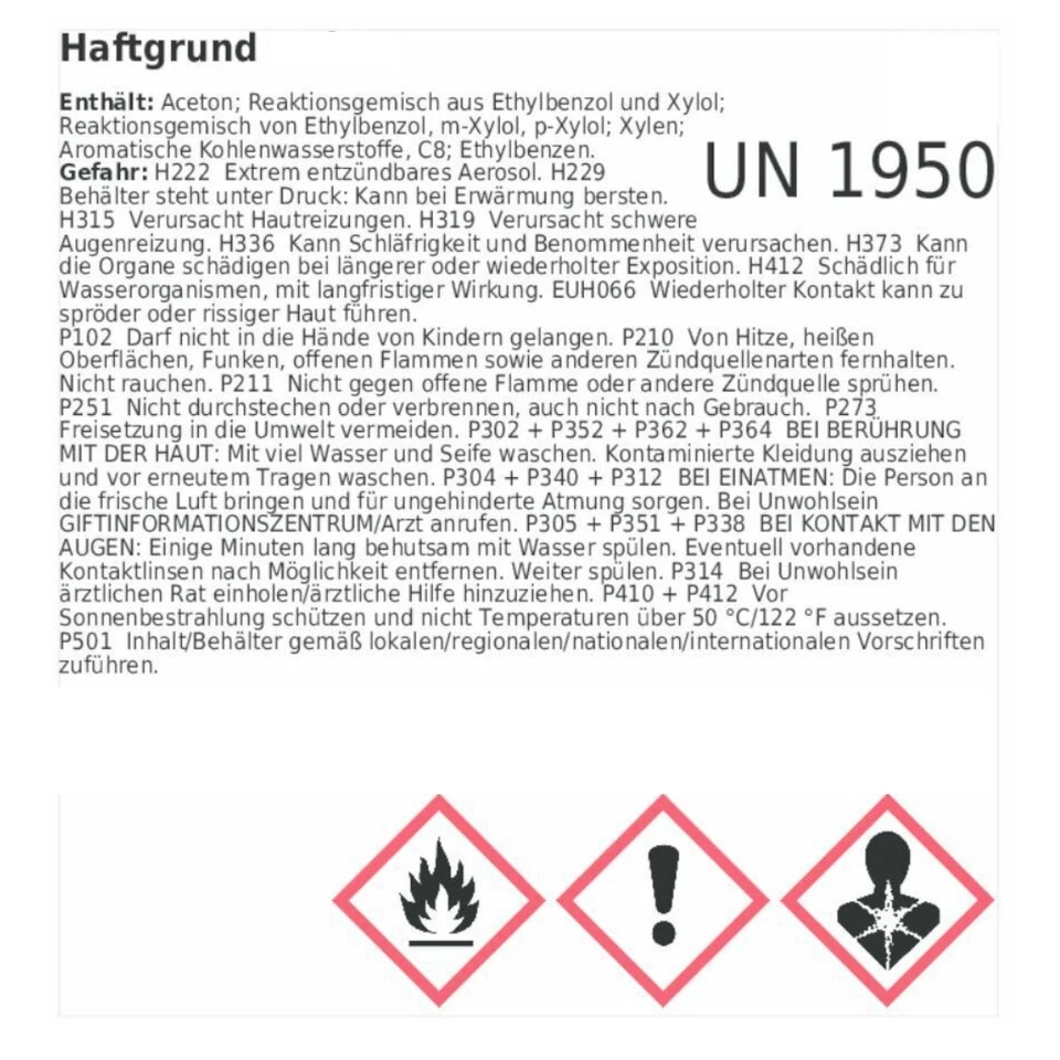 3x GRUNDIERSPRAY GRAU 400ml Lackspray Haftgrund Rost Primer Füller - Bild 4 von 4