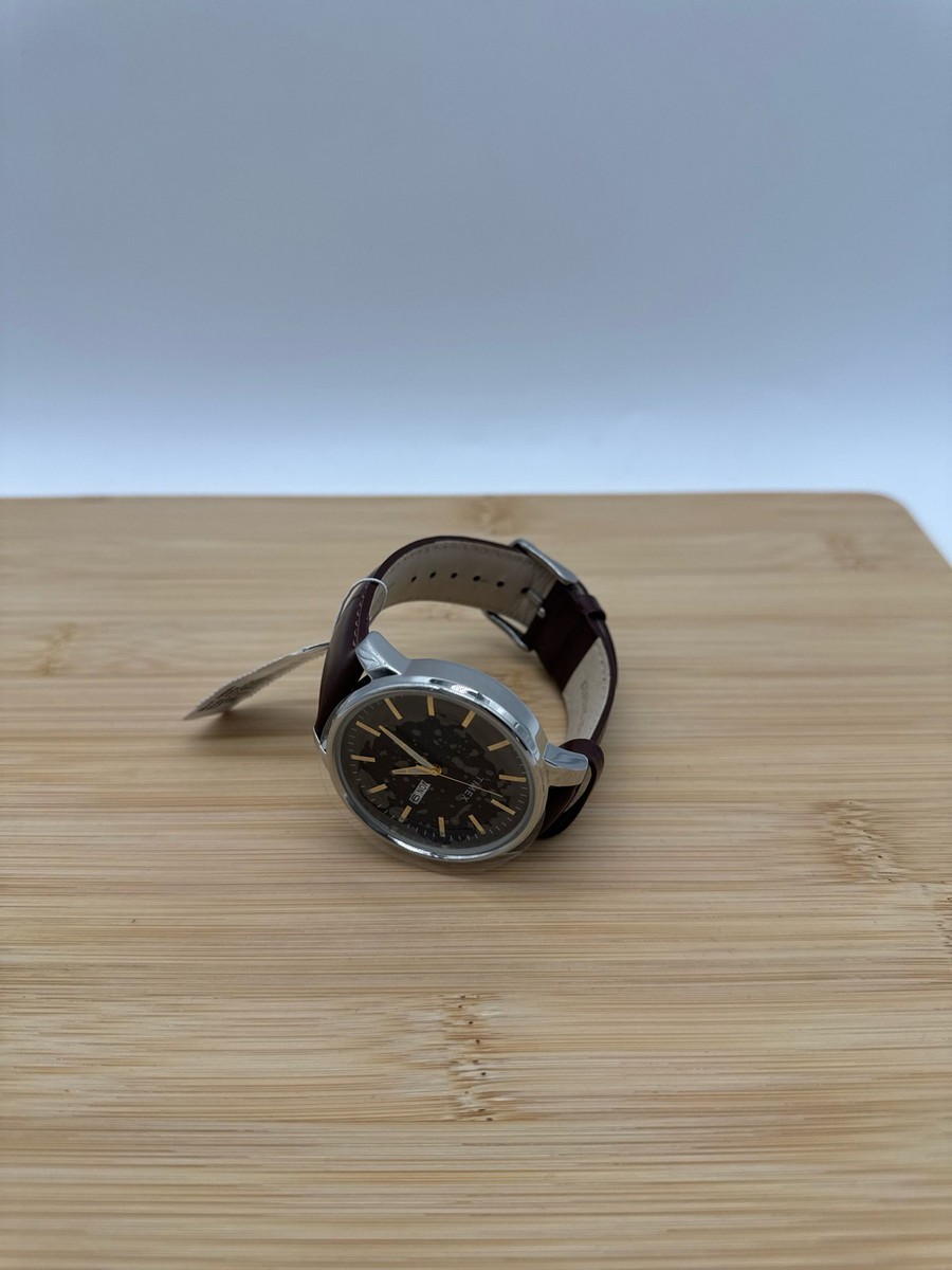 Horloge Met Leren Band - Stijlvol En Sportief Herenhorloge