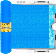 7X7 Ft Hot Tub Thermal Blanket - 16 Mil Bubble Insulation for Spas  Pools