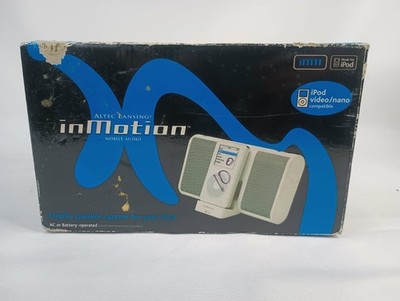 Altec Lansing inMotion iM11 Mobile Audio iPod Speaker Dock Video Nano New in Box