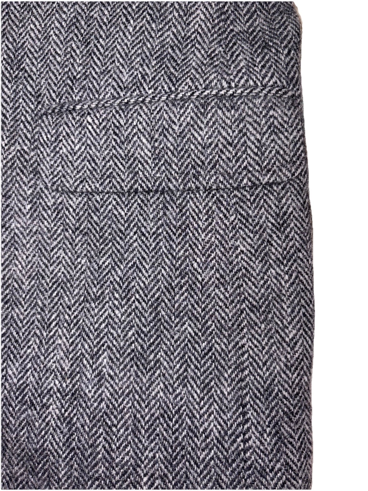 Brooks Brothers 1818 Madison X Harris Tweed Blazer Charcoal Grey Herringbone 48R image 6