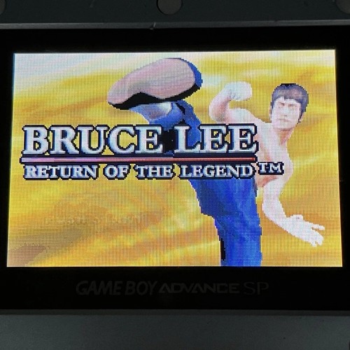 GBA BRUCE LEE PAL EUR NINTEDO GAMEBOY ADVANCE genuine playable original MINT - Picture 3 of 5