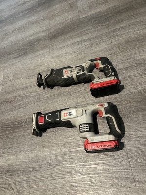 Porter-Cable PCC671B and PCC670B 20V Lithium Reciprocating Saw WITH 2 BATTERIES 