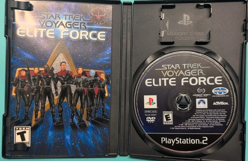 Star Trek Voyager Elite Force Sony PlayStation 2 PS2 2001 Complete with Manual - Picture 2 of 3