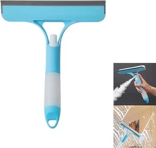 Window Cleaning Squeegee with Spray for Bathroom, Mirrors, Cars, Tile