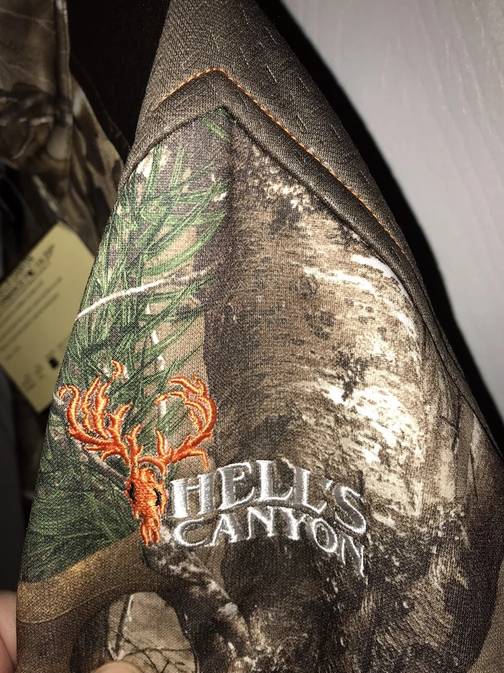 Browning Hells Canyon Performance FLC 1/4 Zip Top Size Large NWT Camo - Image 4 of 4